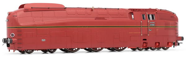 Rivarossi HR2603 - Steam locomotive 61 002, DRG, red livery,DCC Sound