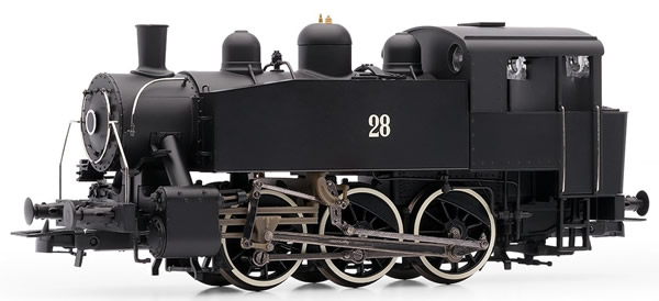 Rivarossi HR2642 - Italian steam locomotive S100 of the FS; ex USATC, black livery, DC Digital with Sound