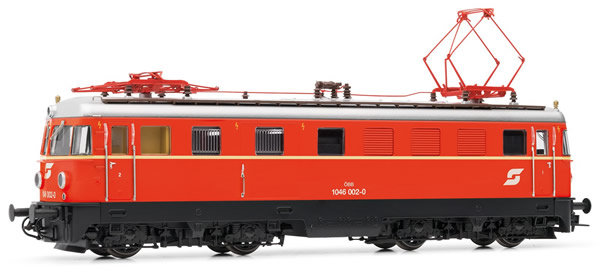 Rivarossi HR2683 - Austrian electric locomotive class 1046 of the ÖBB; 1st series in orange livery with new ÖBB-logo