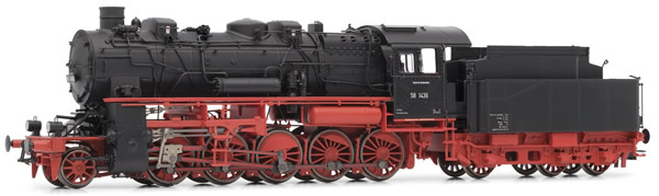 Rivarossi HR2718 - German Steam Locomotive BR 58.10-21 of the DB with 3-dome boiler