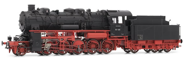 Rivarossi HR2718AC - German Steam Locomotive BR 58.10-21 of the DB with 3-dome boiler