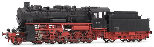 Rivarossi HR2718ACS - German Steam Locomotive BR 58.10-21 of the DB with 3-dome boiler - Sound Decoder