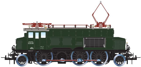 Rivarossi HR2853S - German Electric locomotive class E 33 of the DB (DCC Sound Decoder)