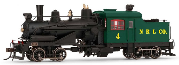 Rivarossi HR2883S - USA Heisler Steam locomotive Northern Redwood Lumber Company no.4 (DCC Sound Decoder)