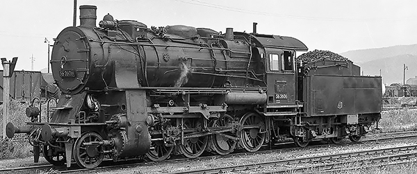 Rivarossi HR2890 - German Steam Locomotive class 56.20, 3-dome of the DR