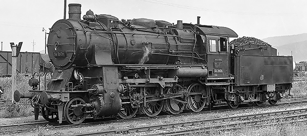 Rivarossi HR2890S - German Steam Locomotive class 56.20, 3-dome of the DR (DCC Sound Decoder)
