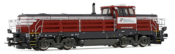 Rivarossi HR2897 - Italian Diesel Locomotive Mercitalia Shunting & Terminal, Effishunter 1000