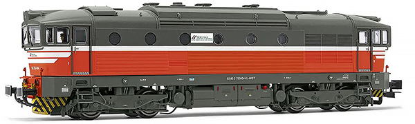 Rivarossi HR2930S - Italian Diesel Locomotive D 753.7 of the Meritalia Shunting & Terminal