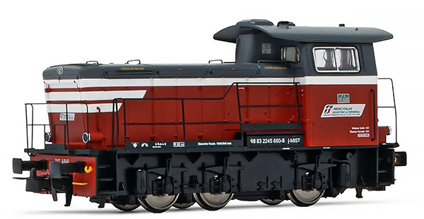 Rivarossi HR2932 - Italian Diesel Locomotive Class 245 of the Meritalia Shunting & Terminal