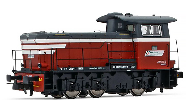 Rivarossi HR2932S - Italian Diesel Locomotive Class 245 of the MercitaliaShunting & Terminal (Sound)