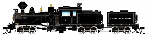 Rivarossi HR2949 - American Steam Locomotive Heisler 3-truck of the Cass Scenic Railroad