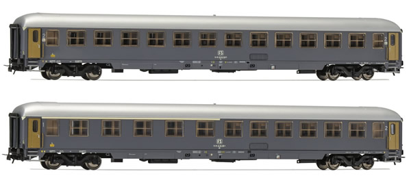 Rivarossi HR4243 - 2pc Passenger Coach Set UIC-X