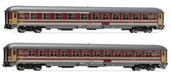 Rivarossi HR4244 - 2pc Passenger Coach Set UIC-X