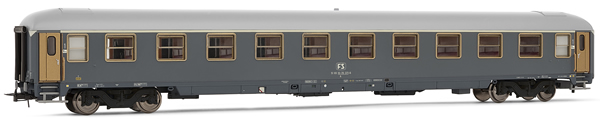 Rivarossi HR4251 - Italian coach X type ‘79 series of the FS; in grey livery
