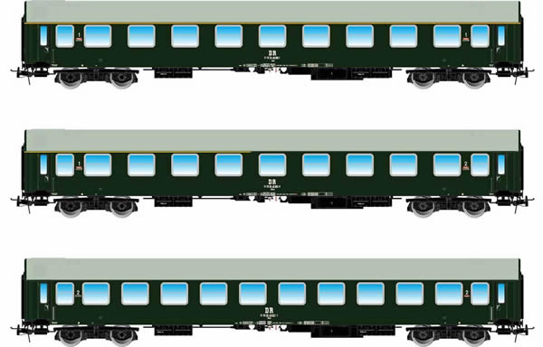 Rivarossi HR4307 - 3pc “Pannonia-Express” Passenger Coach Set 