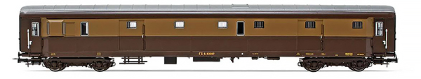 Rivarossi HR4316 - Luggage van Dz 83000 castano/isabella