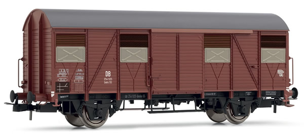 Rivarossi HR6391 - Closed Wagon type Gmhs 55 with open shutters