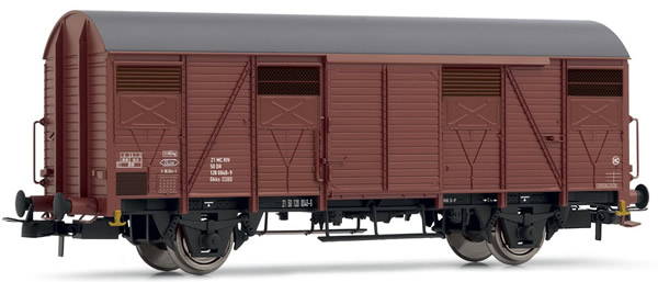 Rivarossi HR6393 - Closed Wagon type Gkks with open shutters