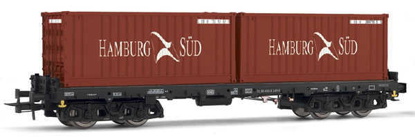 Rivarossi HR6405 - Container Wagon type Sgmms738 
