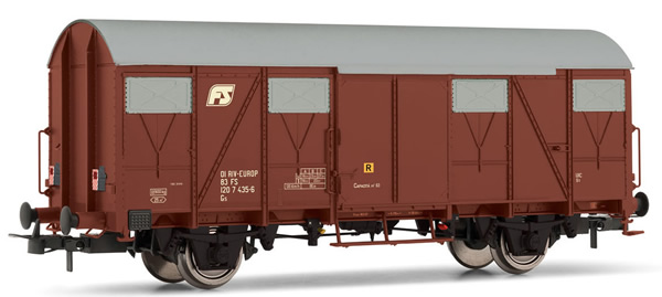 Rivarossi HR6510 - Closed wagon Gs with flat walls and rear light