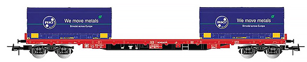 Rivarossi HR6558 - German Container Carrier Rheinkraft of the DB AG