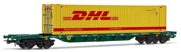 Rivarossi HR6575 - 4-axle container wagon Sgnss with 45 container D
