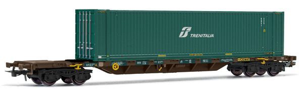 Rivarossi HR6576 - 4-axle container wagon Sgnss with 45 container TRENITAL