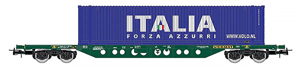 Rivarossi HR6617 - Italian Container Car Italia of the FS