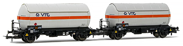 Rivarossi HR6619 - German Gas Tank Car Set VTG 2pcs of the DB AG