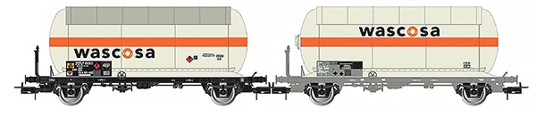 Rivarossi HR6622 - Swiss Gas Tank Car Set Wascosa of the SBB