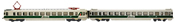 Electric Railcar ALe 601, and trailer Ale 601 in Alitalia livery FS