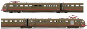 Electric railcar ETR 210 castano isabella with red stripe FS DC with Sound