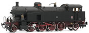 Italian Steam Locomotive Gr. 940 of the FS with oil lamps