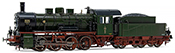 German Steam Locomotive type G 8.1 of the KPEV