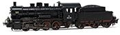 Italian Steam locomotive Gr. 460 of the FS