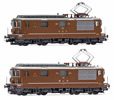 Swiss 2pc Electric locomotives Re 4/4, SEZ 177 Zweisimmen + BLS 173 Lötschental Set
