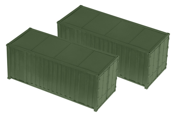 Roco 05100 - 2pc 20 feet container Set