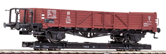 Roco 34572 - Roll Wagon and Goods Wagon, DR