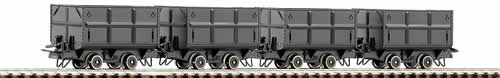 Roco 34612 - 4-piece set Coal Car