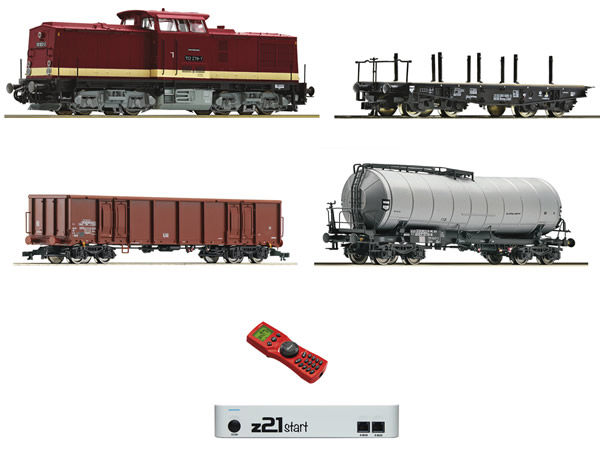 Roco 35021 - Digital z21® start Set: BR 112 with freight train of the DR