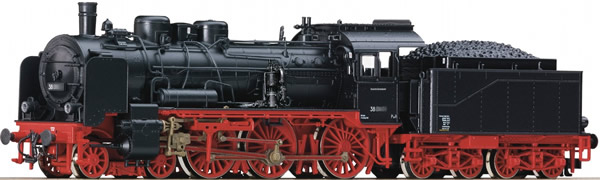 Roco 36062 - German Steam Locomotive BR 38 of the DB - Sound