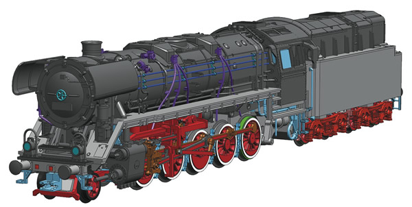 Roco 36082 - German Steam Locomotive 44 221 of the DR