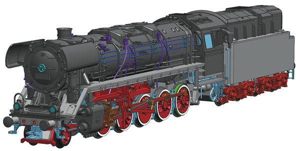 Roco 36083 - German Steam Locomotive 44 221 of the DR (Sound Decoder)