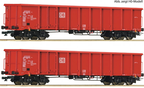Roco 37645 - 2pc open freight car set