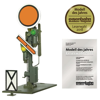 Roco 40609 - German Semaphore Distant Signal with Movable Disk and Arm of the DB