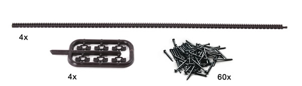 Roco 42602 - Flexible toothed racks for ROCO LINE tracks