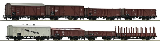 Roco 44003 - German 8 Piece Freight Car Set of the DRG