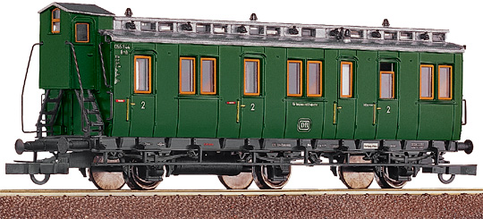 Roco 44500 - 2nd Class Compartment Coach w/ Baggage Compartment, Prussian Construction  DISCONTINUED