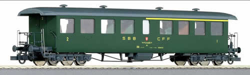 Roco 44730 - Swiss 1st/2nd Class Seetalbahn Passenger Coach of the SBB
