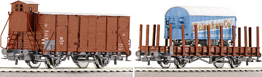 Roco 45955 - 2-piece set freight cars of the DB